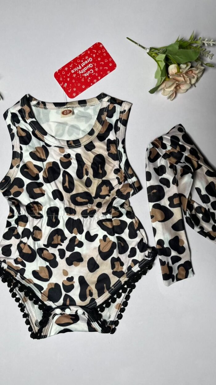 Baby Girl Sleeveless Onesie S8