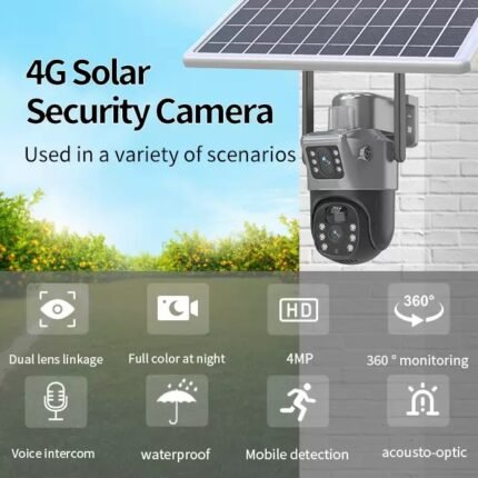 4G Solar Security Camera