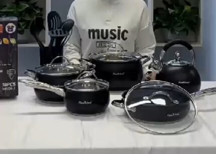 Haus Roland 5pcs Stainless Steel Coated Pot